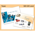 $35 Gift of Choice Topaz Level Gift Booklet